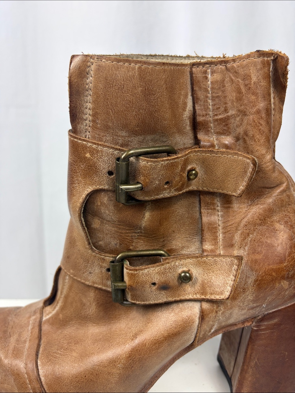 Freebird by Steven Joey Booties in Camel. - Picture 9 of 16